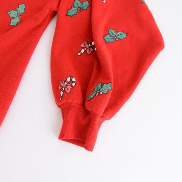 Vintage Ugly Christmas Nutcracker Red Holiday Puff Paint Cat Sweater - Picture 6 of 10